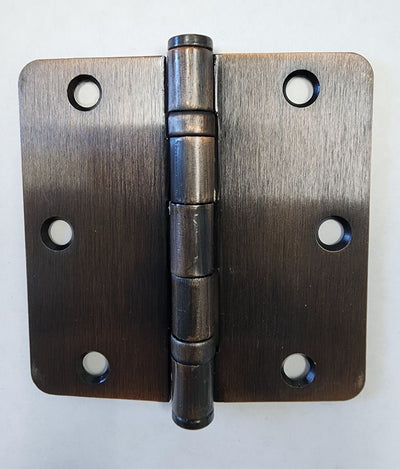 Clearance - Ball Bearing Interior Door Hinges 3 1/2" Inch With 1/4" Inch Radius- Multiple Finishes - 2 Pack