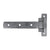 Truck / Trailer Hinges - Side Or Rear Door - Multiple Sizes & Offsets Available - Zinc Plated - Sold Individually