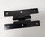 Flat Steel Flush H-Hinge - Semi-Gloss Black Finish - Multiple Sizes Available - 2 Pack