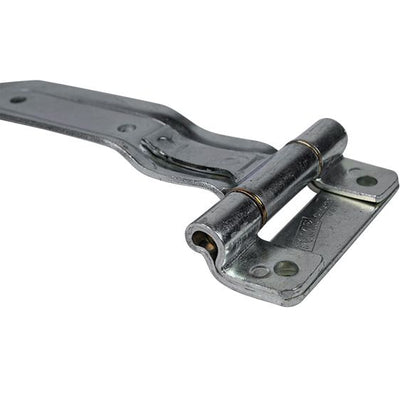 Truck / Trailer Hinges - Embossed Steel - Square Corner Hinge With Reverse Brackets - Multiple Sizes Available - Zinc Plated - Sold Individually