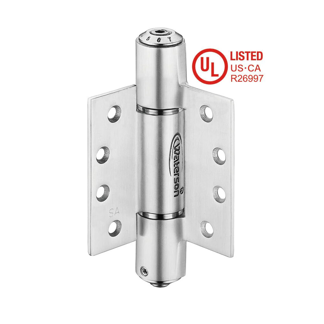 Heavy Duty Arch Door Closer -  Self-Closing Spring Hinges  - 4" x 4" Inch - Full Mortise  - 304 Stainless Steel - For 1-3/4"  Thick Doors up to 260 lbs. - 3 Pack