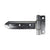 Truck / Trailer Hinges - Embossed Steel - Narrow Bracket Side & Rear Door Hinge Economy Hinges - Multiple Sizes - Zinc Plated - Sold Individually