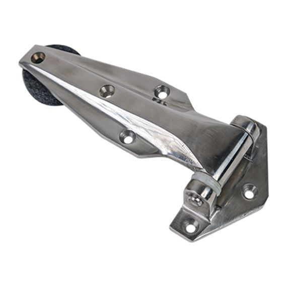 Refrigeration Hinges - 5-1/8" Inch - Multiple Offsets Available - 304 Stainless Steel - Polished Finish - Sold Individually