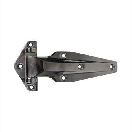 Refrigeration Hinges - 5-1/8" Inch - Multiple Offsets Available - 304 Stainless Steel - Polished Finish - Sold Individually