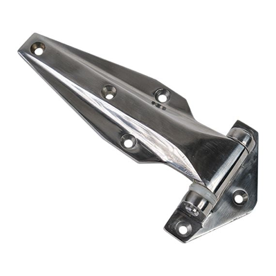 Refrigeration Hinges - 6-3/32" Inch - Multiple Offsets Available - 304 Stainless Steel - Polished Finish - Sold Individually