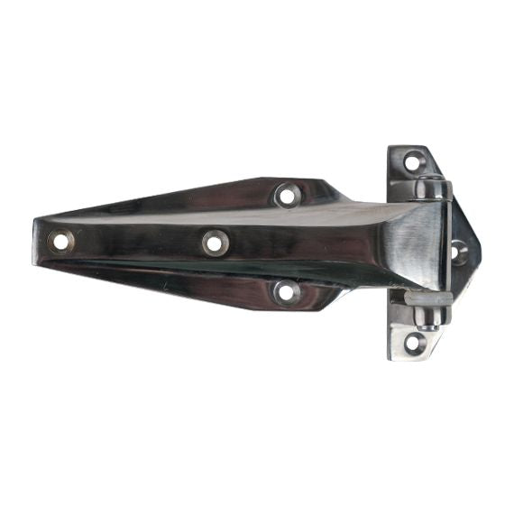 Refrigeration Hinges - 6-3/32" Inch - Multiple Offsets Available - 304 Stainless Steel - Polished Finish - Sold Individually