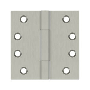 Solid Brass Square Knuckle Hinges 4"x4" - 2 Pack