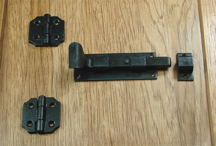 Door and Gate Grille Door Mounting Kit #1-B - Black Finish - Sold as Set