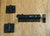 Door and Gate Grille Door Mounting Kit #7-A - Black Powder Coat Finish - Sold as Set