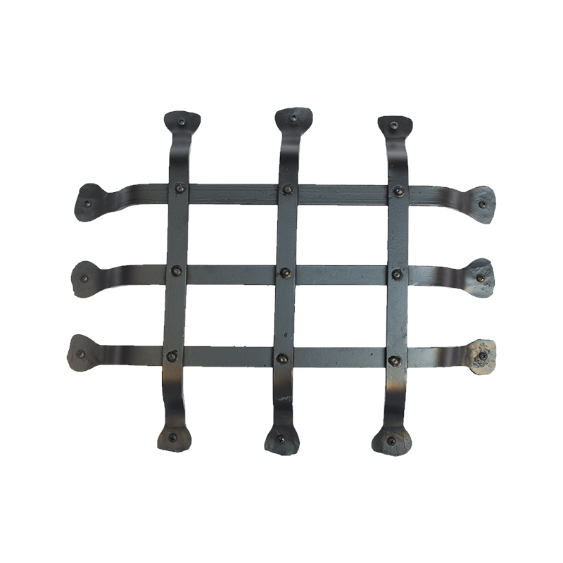 Flat Bar Flat Tip Door and Gate Grille - 16-1/4" Inch x 13-1/2" Inch - 6 Bars - Multiple Finishes Available - Sold Individually