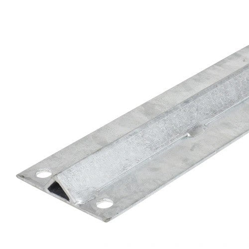 Galvanized Steel V-Track with Holes - 19 Feet - 1" Inch Angle - 4" Inch Flat - Sold Individually