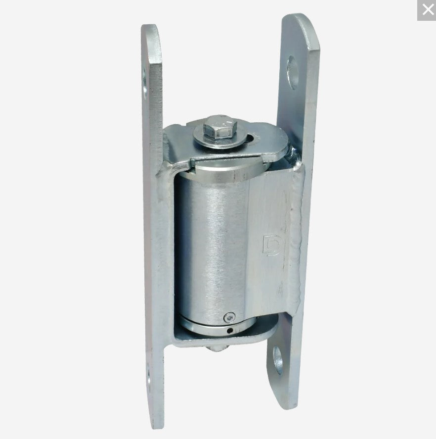 Heavy Duty Shut It Badass Gate Hinges - Center Mount - Bolt On - Self-Closing Up To 440 Lbs - Zinc Finish - Sold as Set or Pair