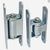 Heavy Duty Shut It Badass Gate Hinges - Center Mount - Bolt On - Self-Closing Up To 440 Lbs - Zinc Finish - Sold as Set or Pair