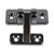 Refrigeration Hinges - Economy Zinc Die-Cast - 5/16" Inch Offset - Chrome Finish - Sold Individually