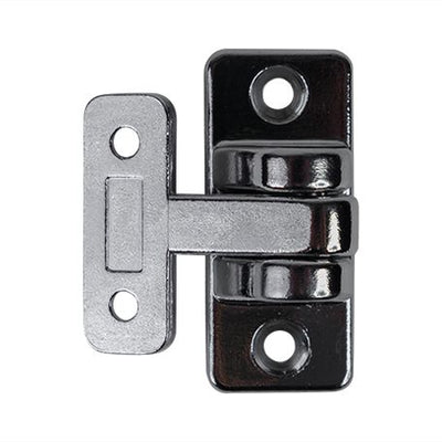 Refrigeration Hinges - Economy Zinc Die-Cast - 5/16" Inch Offset - Chrome Finish - Sold Individually