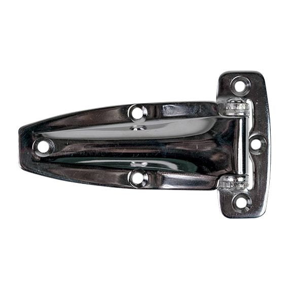 Refrigeration Hinges - Zinc Die-Cast - Flush - Chrome Finish - Sold Individually