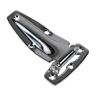 Refrigeration Hinges - Zinc Die-Cast - Flush - Chrome Finish - Sold Individually