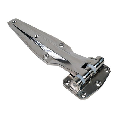 Refrigeration Hinges - Heavy Duty - 11-9/16" Inch - Multiple Offsets Available - 304 Stainless Steel - Polished Finish - Sold Individually