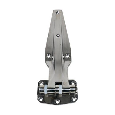 Refrigeration Hinges - Heavy Duty - 11-9/16" Inch - Multiple Offsets Available - 304 Stainless Steel - Polished Finish - Sold Individually