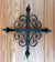 St. Augustine Door and Gate Grille - 12" Inch x 12" Inch - Black Powder Coat Finish - Sold Individually