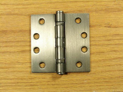 Clearance-Commercial Ball Bearing Door Hinges - 4" Inches Square - Multiple Finishes - Sold In Pairs