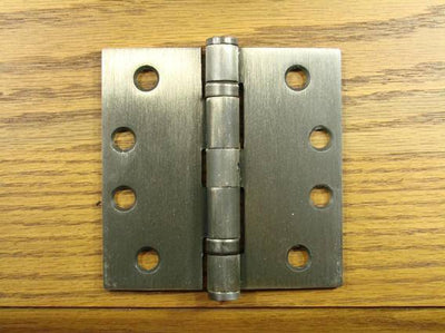 Clearance-Commercial Ball Bearing Door Hinges - 4" Inches Square - Multiple Finishes - Sold In Pairs