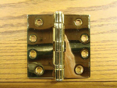 Clearance-Commercial Ball Bearing Door Hinges - 4" Inches Square - Multiple Finishes - Sold In Pairs