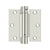 Residential Self-Closing Spring Hinges 3 1/2" Square - 2 Pack