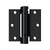 Residential Self-Closing Spring Hinges 3 1/2" Square - 2 Pack