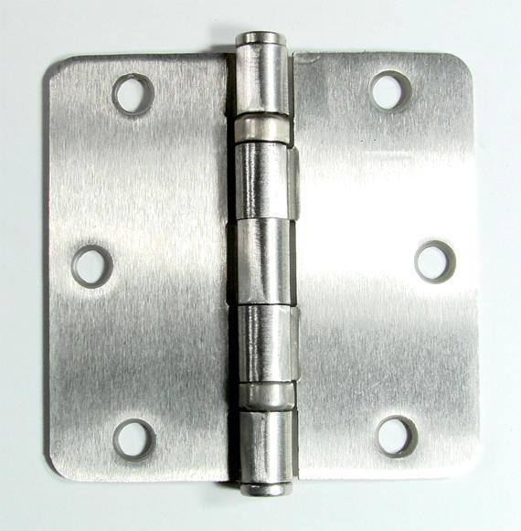 Clearance - Ball Bearing Interior Door Hinges 3 1/2" Inch With 1/4" Inch Radius- Multiple Finishes - 2 Pack