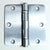 Clearance - Ball Bearing Interior Door Hinges 3 1/2" Inch With 1/4" Inch Radius- Multiple Finishes - 2 Pack