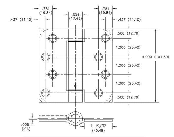 Hager Spring Hinges - 4