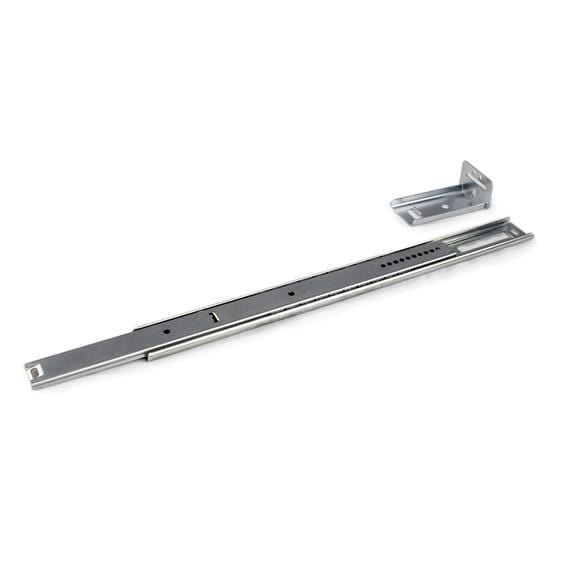 Drawer Slides - Ball Bearing - Center Mounted - Multiple Sizes - Zinc ...