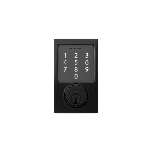 Schlage Residential Sense Smart Touchpad Deadbolt Lockset - Century ...